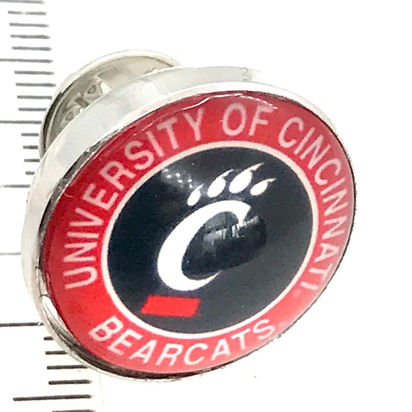 Uni of Cincinnati Bearcats Snap pin 20mm fit Gingersnaps brooch College sports - Picture 1 of 4